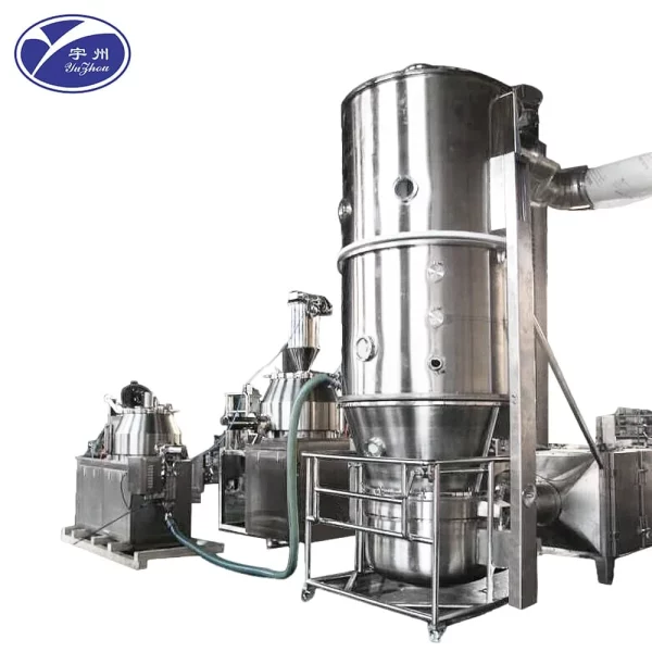 FL Series Spray Fluid Bed Processor Granulating Equipment (4)