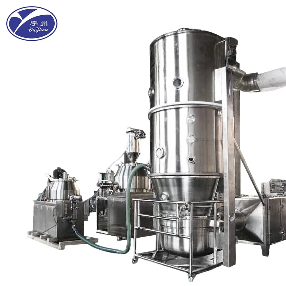 FL Series Spray Fluid Bed Processor Granulating Equipment (4)
