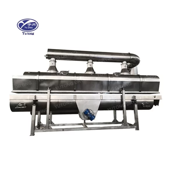 High drying effective vibrating fluid bed dryer